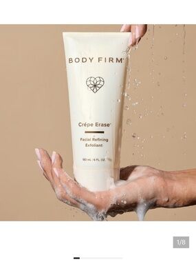 Body Firm Crepe Erase Body Exfoliant 10 oz  - FRAGRANCE FREE  - NEW SEALED  $79
